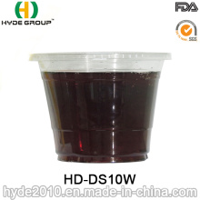 10oz Disposable Plastic Cup with Lid for Smoothie